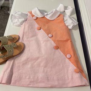 TBBC Color Blocked Corduroy Jumper 4T NWT